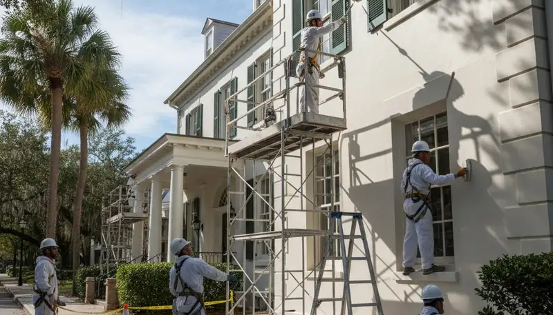 Charleston, SC painting contractor serving residential and commercial interior and exterior painting projects