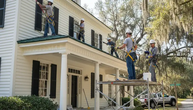 Charleston, SC painting professionals providing interior and exterior house painting services