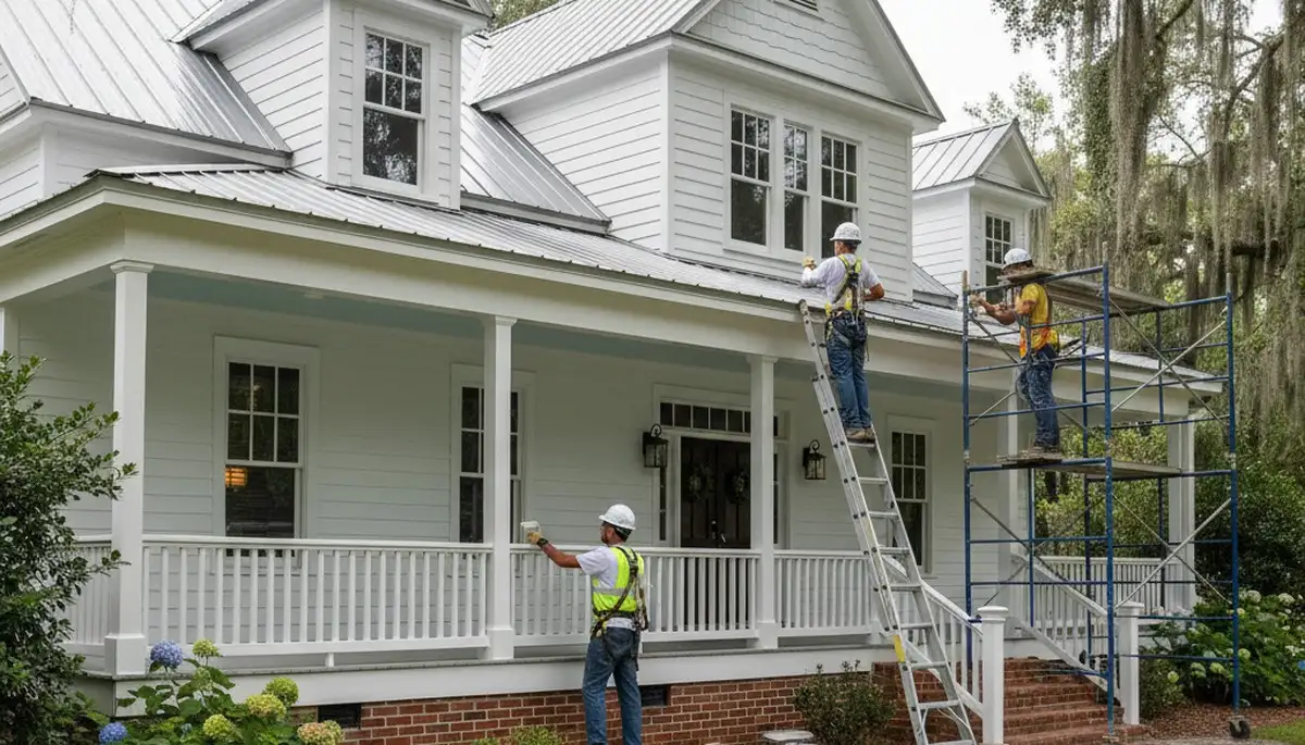 Charleston, SC painting crew providing professional interior and exterior painting services