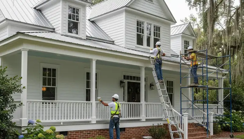 Charleston, SC painting crew providing professional interior and exterior painting services