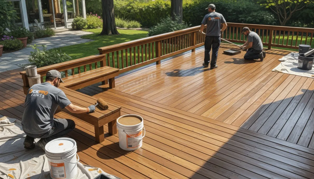 Deck painting service in Charleston, SC for weatherproof wood protection and curb appeal