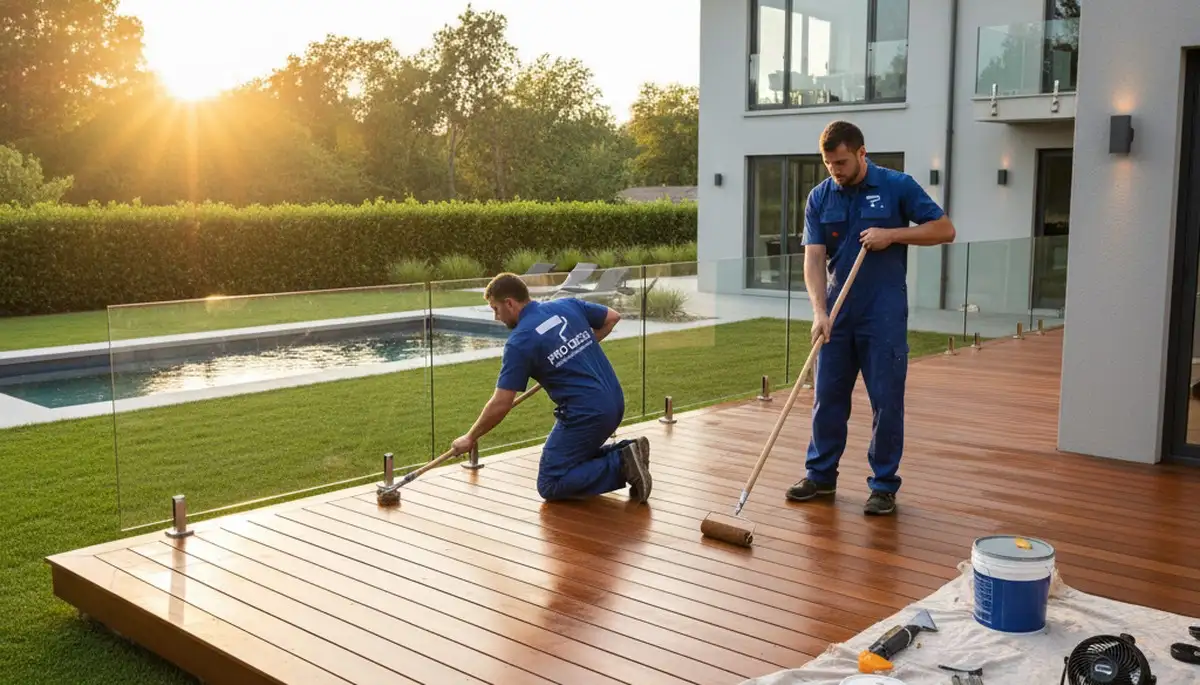 Charleston, SC deck painting service protecting wood from sun, salt air, and humidity