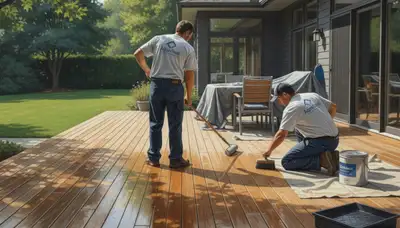 Charleston, SC deck sealing service by Charleston Paint Pros protecting wood from sun and salt air