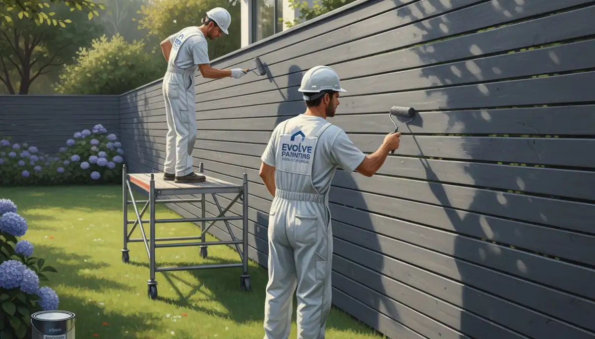 Fence painting in Charleston, SC by Charleston Paint Pros for coastal protection and curb appeal