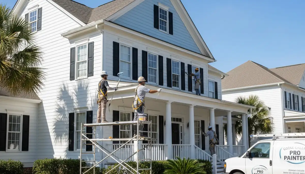 Charleston, SC painting contractor delivering professional interior and exterior painting services