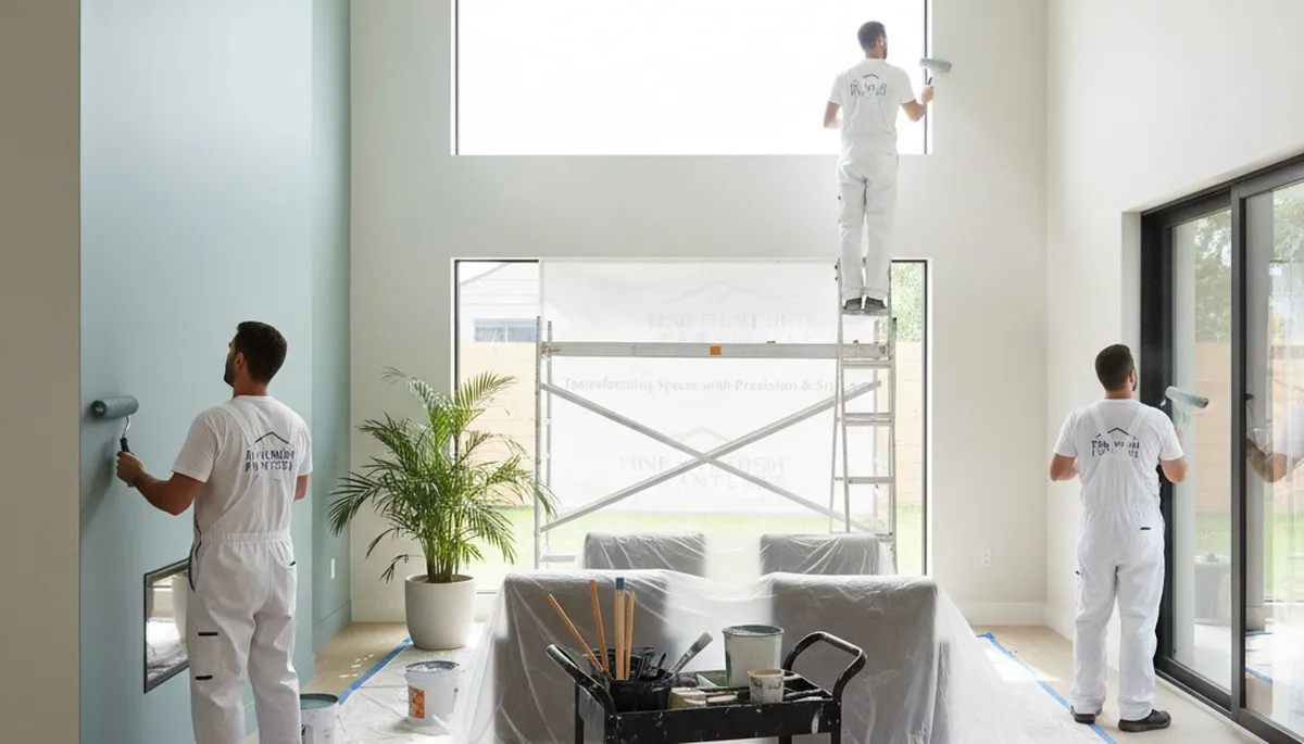 Interior house painting in Charleston, SC by Charleston Paint Pros for coastal homes