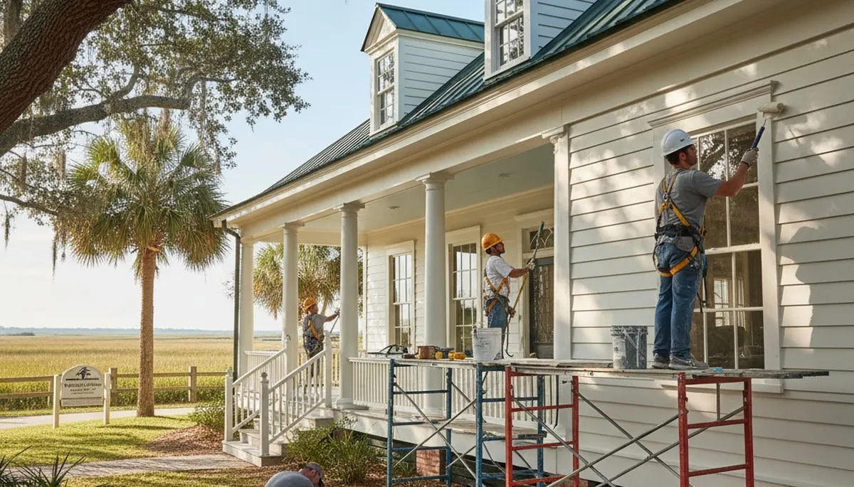Charleston, SC painting contractor providing professional interior and exterior painting services