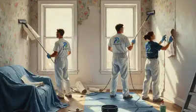 Wallpaper removal service in Charleston, SC for smooth, damage-free walls and cleanup